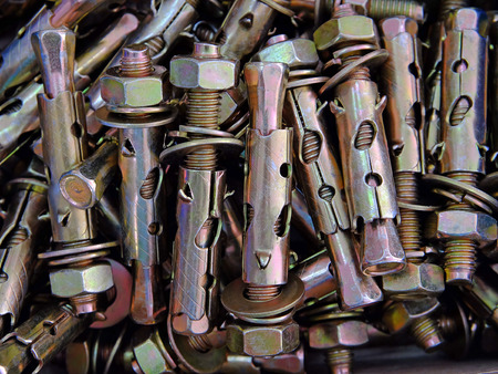 Anchor bolts closeupの写真素材