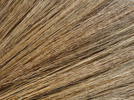 Close up detail of a broom textureの写真素材