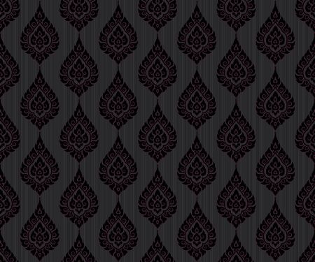 Thai Art pattern Backgroundのイラスト素材