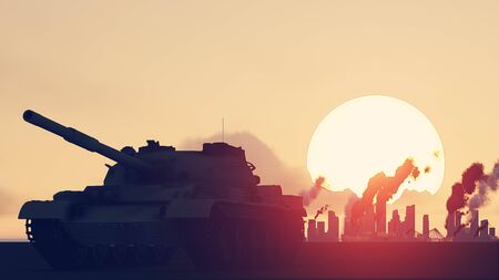 tank and warの写真素材