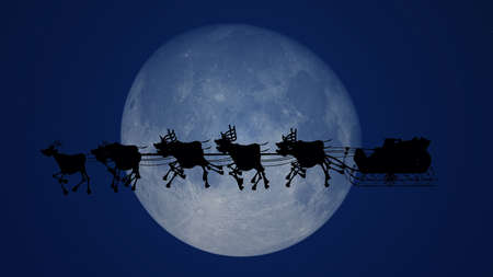 Merry Christmas santa clausの写真素材