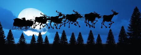 Merry Christmas & Santa1の写真素材