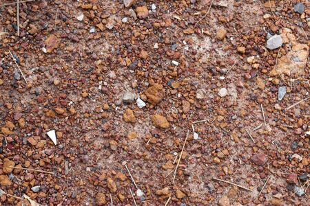 ground and the gravel backgroundの写真素材
