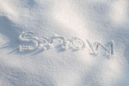 snow texture on groundの写真素材