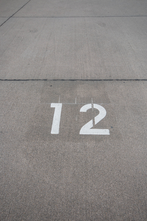 concrete road number 12の写真素材