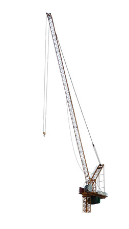 tower crane for construction,Civil construction crane,tower crane equipment,Tower Cranes  Construction Equipment,Tower Cranes  building Equipment Construction Equipment isolatedの写真素材