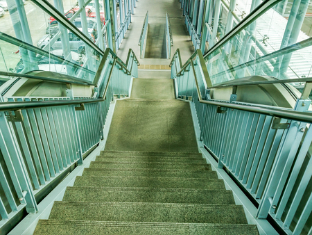 empty down stairのeditorial素材