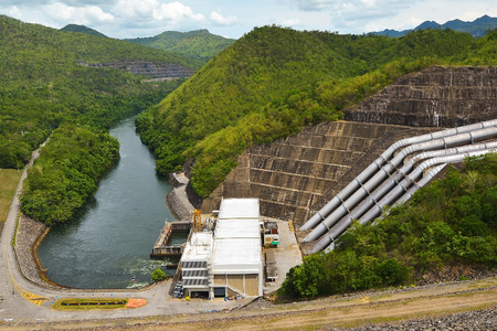 Hydro electric power stationの写真素材