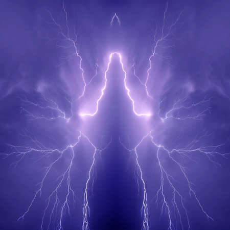 human Lightningの写真素材