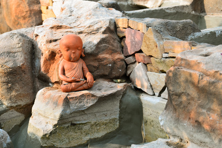 The maditation dollの写真素材