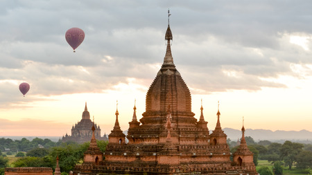Bagan Skylineの写真素材