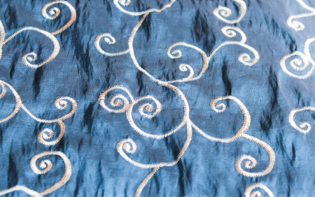 Blinds is blue Colorの写真素材