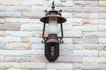 Lamp on flap