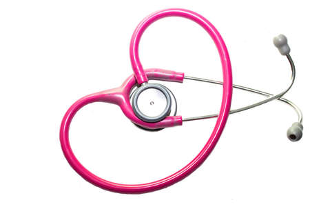 Stethoscope on white background