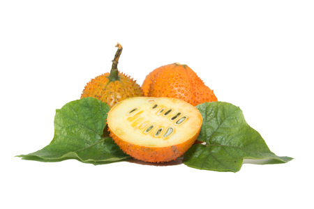 Southeast Asian fruit commonly know as Gac children Jackfruitの写真素材