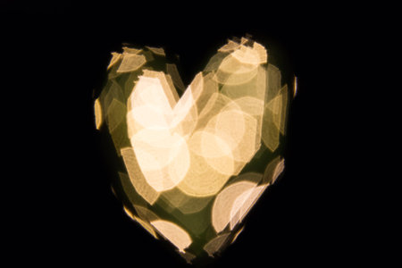 Heart bokeh