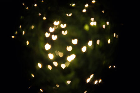 Heart bokehの写真素材