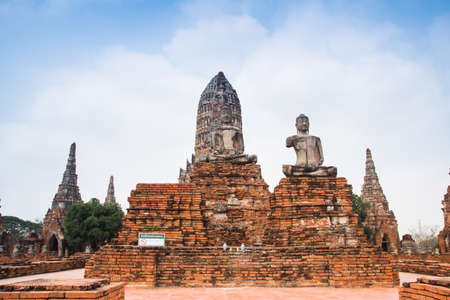 The ancient city of Ayutthayaの写真素材