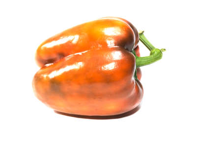 paprika (pepper) isolated on a white backgroundの写真素材