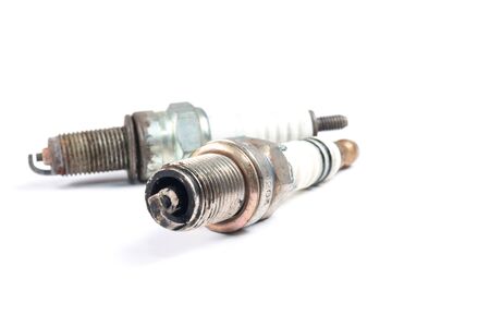 spark plug isolated on white background