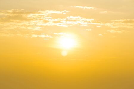 The sun rises in the east