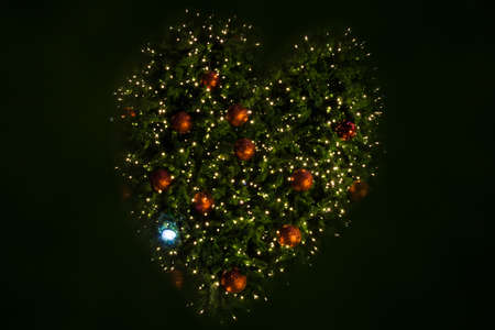 heart bokeh backgroundの写真素材