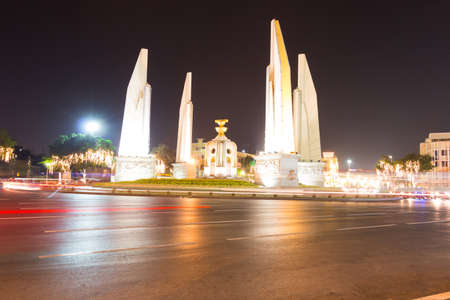 Democracy Monument in Bangkok on December 20, 2015のeditorial素材