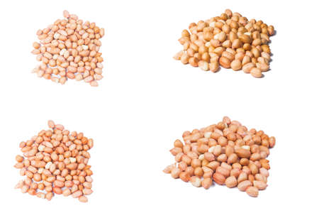 peanuts isolated on white background