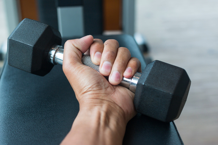 dumbbells for fitnessの写真素材