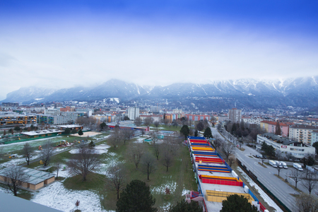 innsbruck city of Austria - December 1-4, 2017のeditorial素材