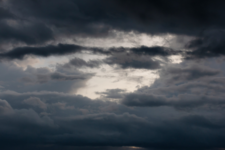 sky in the evening befor rainの写真素材