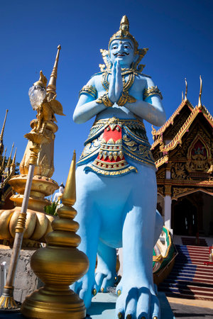 Angel on Beautiful sanctuary  of Thailandの写真素材