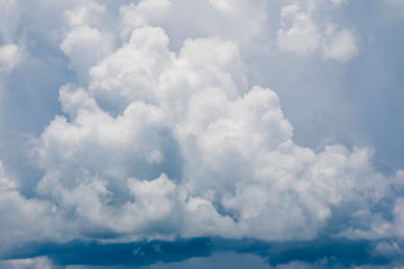 Beautiful clouds in the skyの写真素材