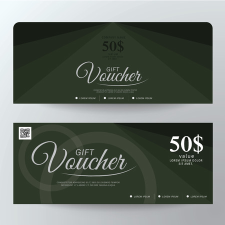 Gift Voucher Premier Color.のイラスト素材