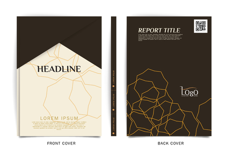 Vector design for Cover Report, Brochure, Flyer, Poster in A4 sizeのイラスト素材