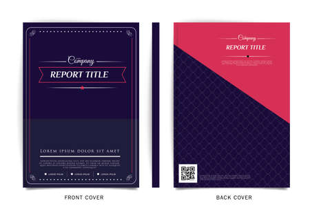 ector design for Cover Report, Brochure, Flyer, Poster in A4 sizeのイラスト素材