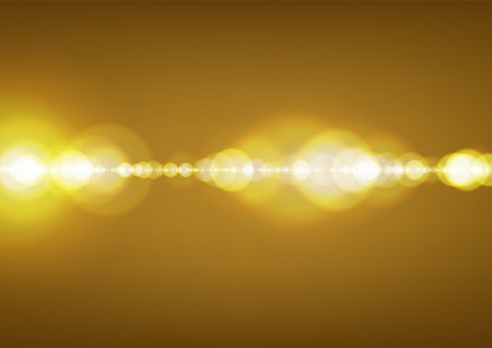 Vector illustration. the round light that is blurred by the lens is glittering.のイラスト素材