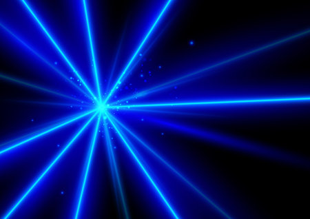 Laser beam background materialの写真素材
