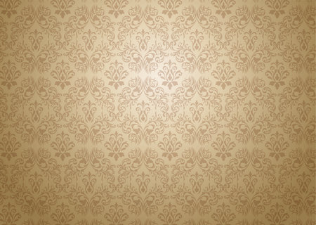 Vintage decorative background. vector seamless pattern.のイラスト素材