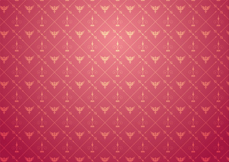 Vintage decorative background. vector seamless pattern.のイラスト素材