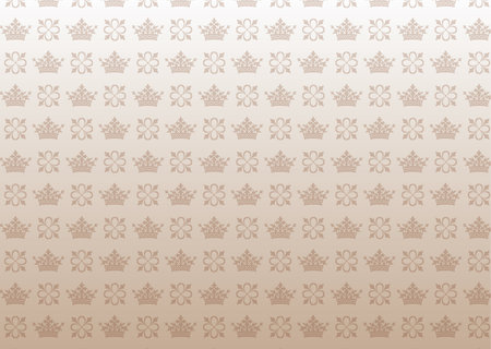 Vintage decorative background. vector seamless pattern.のイラスト素材