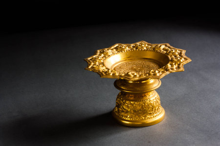 traditional thai trayの写真素材