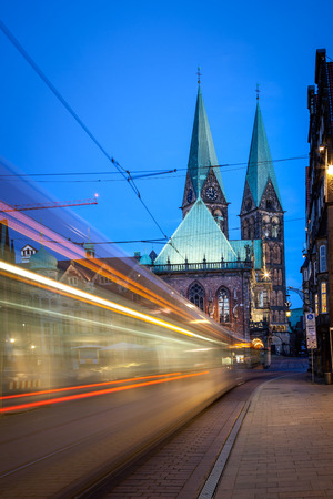 Bremen Market Square situated in the centre of the Hanseatic City of Bremen, Germany is one of the oldest public squares in the city.のeditorial素材