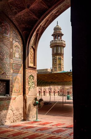 The Wazir Khan Mosque  is a Mughal era mosque in the city of Lahore, capital of the Pakistani province of Punjab.の写真素材