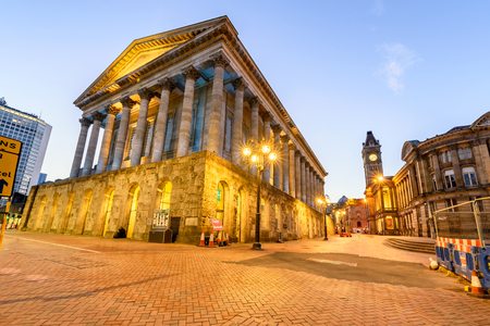Building of Birmingham central library located in the city centre.の写真素材