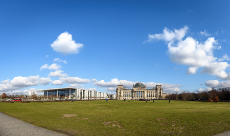 The Reichstag is a historic edifice in Berlin, Germany.のeditorial素材