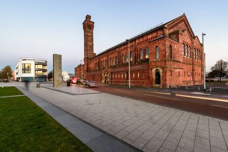 Victoria Baths  is an impressive example of municipal social architecture and  deserving of the English Heritage Listed Grade II* status. Ashton Under Lyne, Tameside, UK.の写真素材