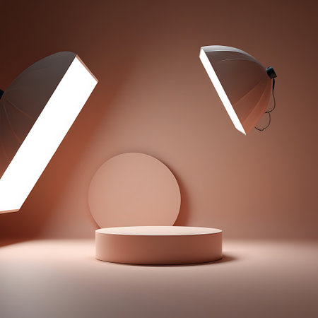 Error: Unsupported file format: D:/JPG\Minimalist studio setup with lighting and display podium softbox.jpgの素材