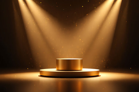 Error: Unsupported file format: D:/JPG\Golden podium with spotlight and falling particles stage.jpgの素材