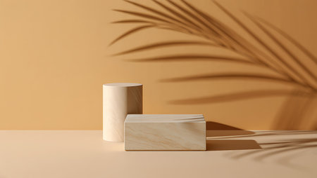 Error: Unsupported file format: D:/JPG\Two marble podiums with palm leaf shadow on beige background display stage.jpgの素材